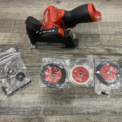 AS-IS Milwaukee  FUEL 12V Lithium-Ion Brushless Cordless 3 in. Cut Off Saw (Tool-Only)