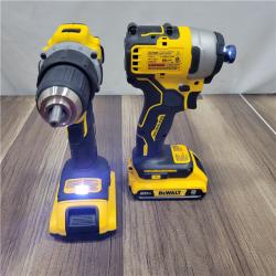 GOOD Dewalt DCK225D2 20V MAX ATOMIC Brushless Compact Lithium-Ion 1/2 in. Cordless Drill Driver and 1/4 in. Impact Driver Combo Kit with 2 Batteries 2 Ah