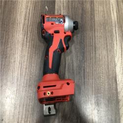 AS-IS Milwaukee 18V Lithium-Ion Brushless Cordless 1/4 in. Compact Impact Driver (Tool Only)
