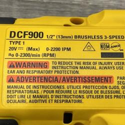 AS-IS DEWALT 20V MAX Lithium-Ion Cordless 1/2 in. Impact Wrench Kit