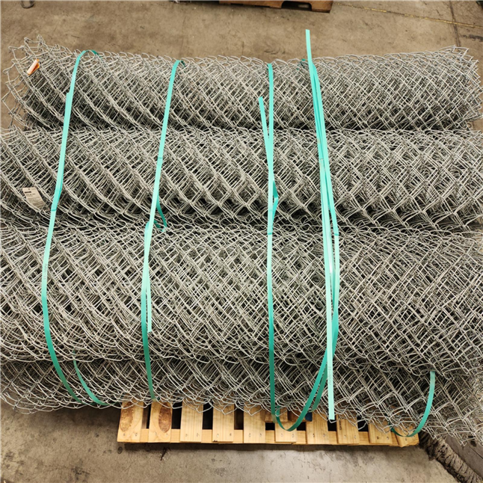 Phoenix AS-IS Everbilt 6 ft. x 50 ft. 11.5- Gauge Galvanized Steel Chain Link Fence Fabric (6 Rolls)