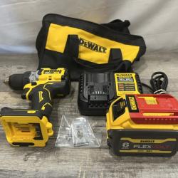 AS-IS DEWALT 20V MAX XR Lithium-Ion Brushless Cordless 1/2 in. Drill/Driver Kit