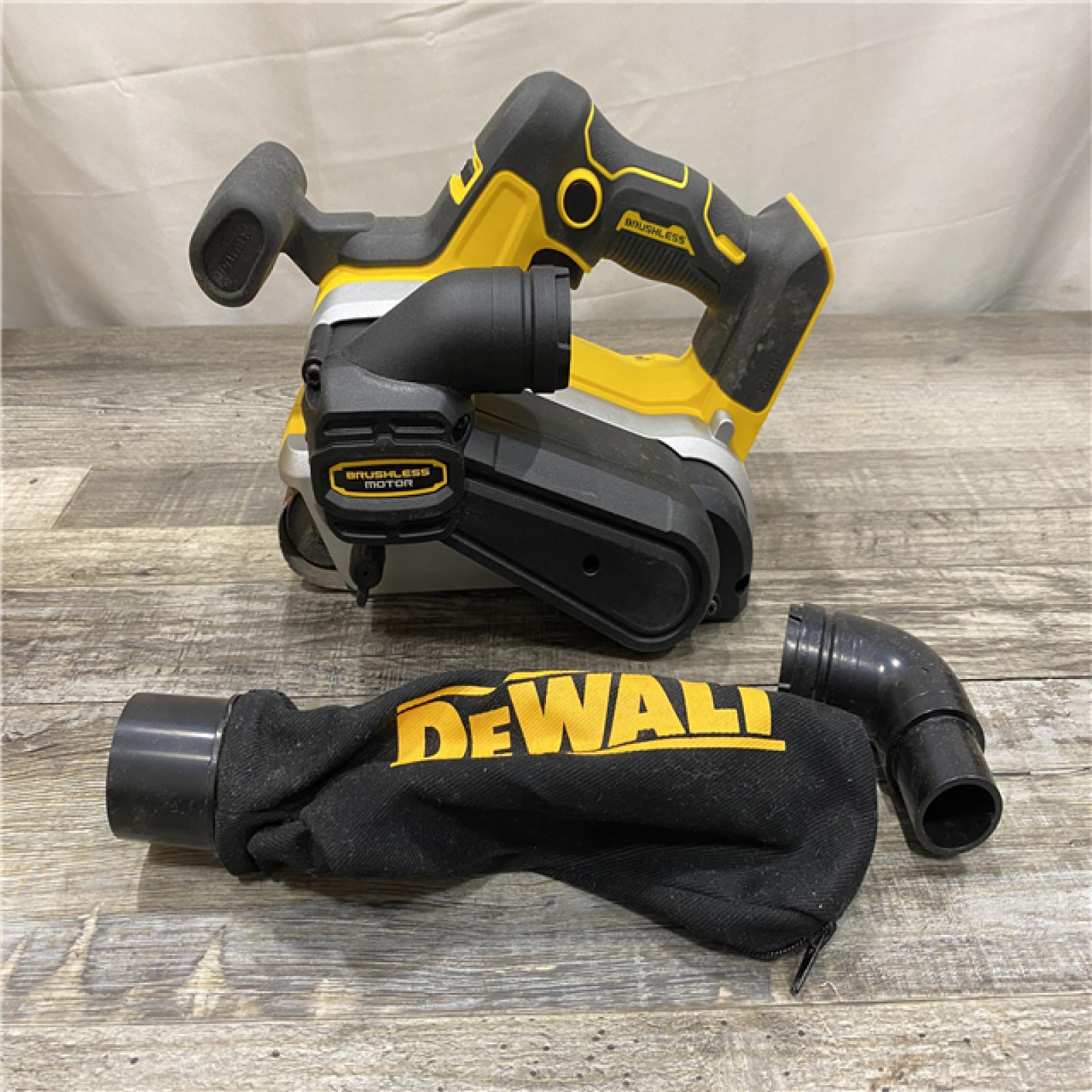 AS-IS DEWALT 20V MAX* XR Brushless Cordless Belt Sander (Tool-Only)