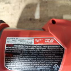 Houston Location AS-IS Milwaukee FUEL Duplex Nailer Tool Only