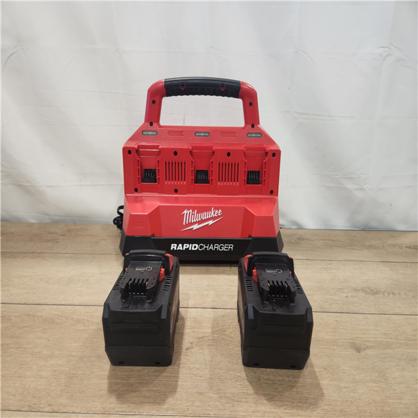 AS-IS- Milwaukee M18 18V Lithium-Ion REDLITHIUM FORGE Starter Kit with Two 12.0 Ah Battery