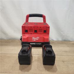 AS-IS- Milwaukee M18 18V Lithium-Ion REDLITHIUM FORGE Starter Kit with Two 12.0 Ah Battery