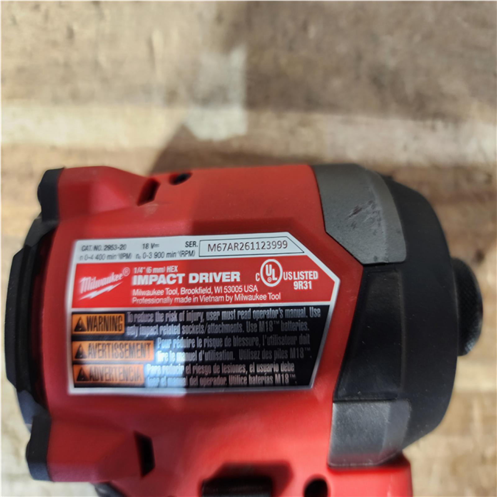 Houston Location AS-IS Milwaukee FUEL Impact