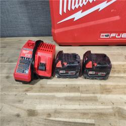 HOUSTON LOCATION - AS-IS MILWAUKEE FUEL 18V Lithium-Ion Brushless Cordless Hammer Drill and Impact Driver Combo Kit (2-Tool) with 2 Batteries