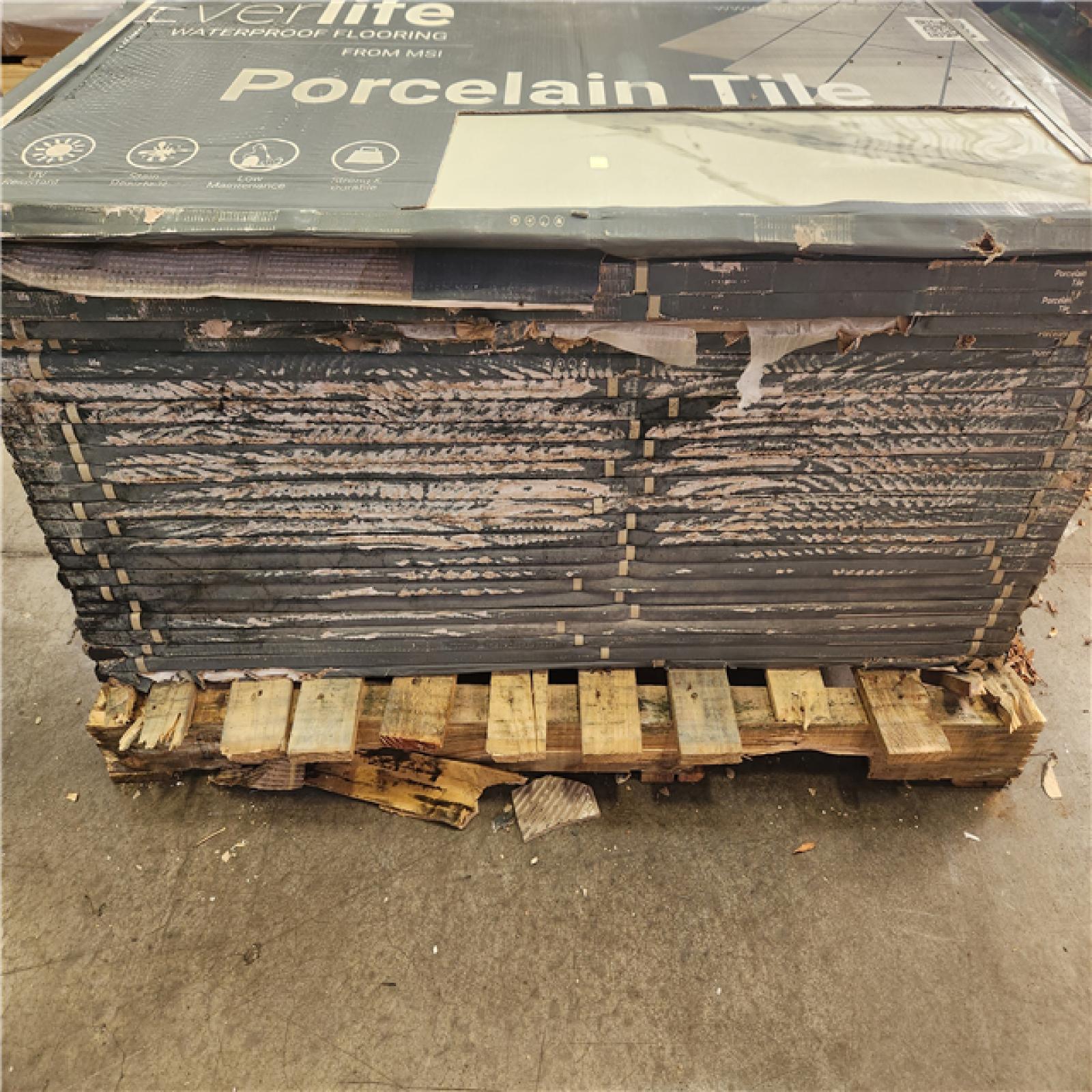 Phoenix AS-IS MSI Ader Tegal 24 in. x 48 in. Polished Porcelain Marble Look Floor and Wall Tile (400 sq. ft./25 Case)