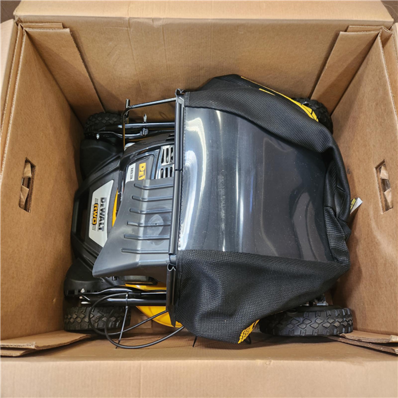 Phoenix AS-IS DEWALT 21 in. 150cc Briggs and Stratton 625ex Engine Rear Wheel Drive 2-in-1 Gas Self Propelled Walk Behind Lawn Mower