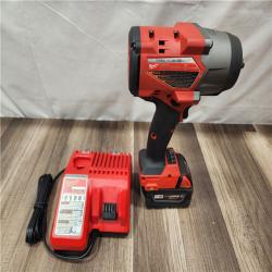 AS-IS- Milwaukee M18 1/2 in. Cordless Brushless High Torque Impact Wrench Kit (Battery & Charger)