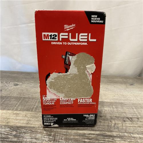 NEW - Milwaukee FUEL 12V Lithium-Ion Brushless Cordless Stubby 1/2 in. Impact Wrench (Tool-Only)