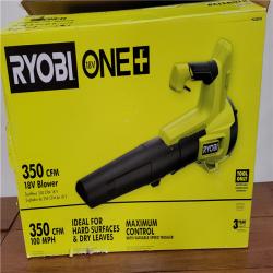 California NEW Ryboi One+ 18V 350 CFM Blower Kit  Includes (1) Battery & Charger