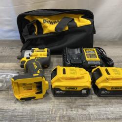 AS-IS DEWALT ATOMIC 20V MAX Lithium-Ion Cordless Brushless 1/2 in. Impact Wrench Kit