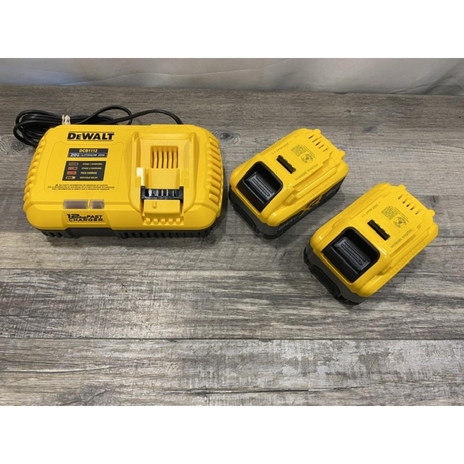 AS-IS DEWALT 20V MAX XR Lithium-Ion Battery and Charger Kit