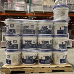 DALLAS LOCATION - GAF RoofShield Top Coat 5 Gal. White Acrylic Reflective Elastomeric Roof Coating PALLET-(37 UNITS)