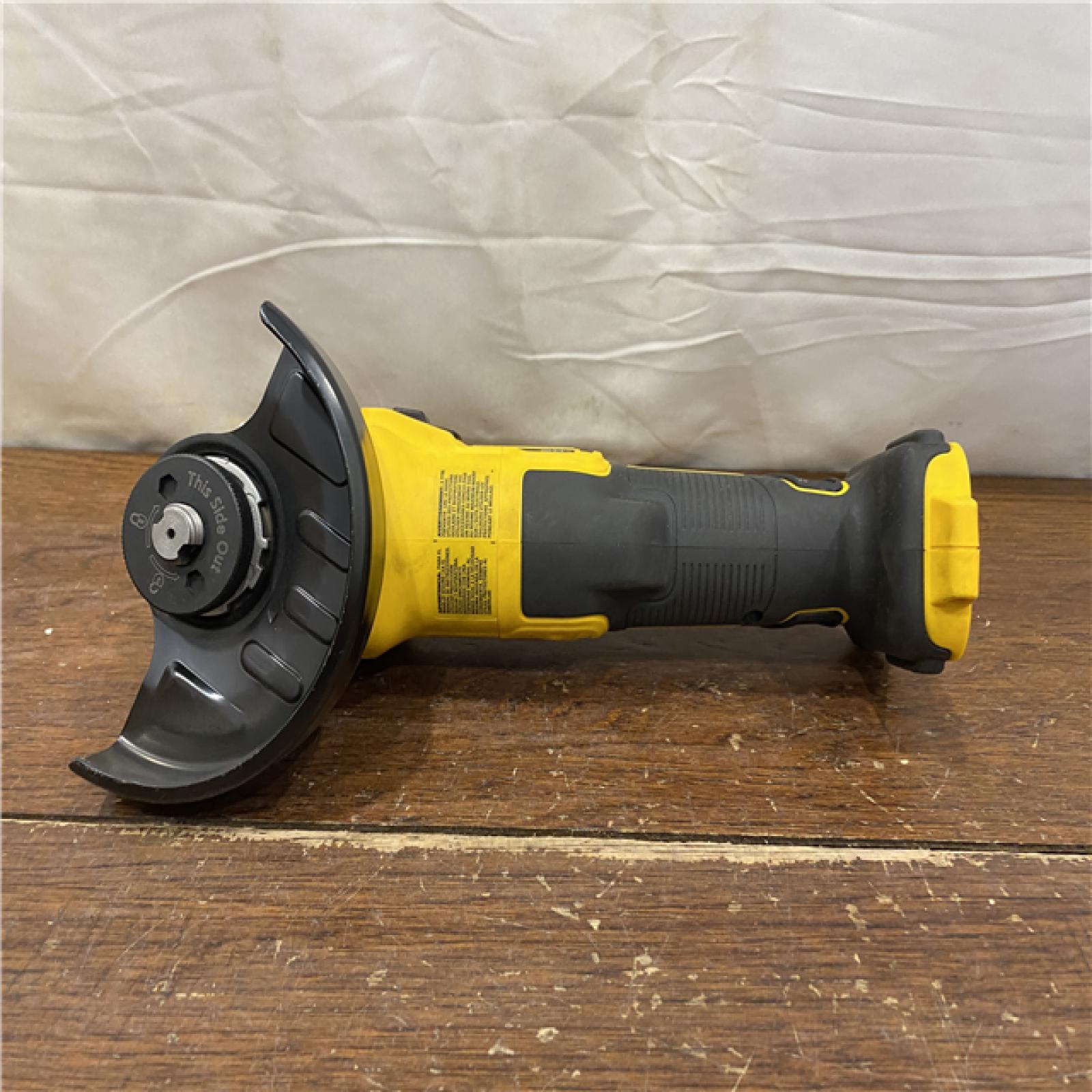 AS-IS DeWalt DCG405B 20V Max XR 4.5-Inch Slide Switch Small Angle Grinder (Tool Only)