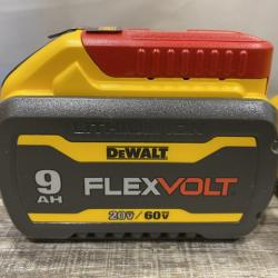 AS-IS DEWALT 20V/60V MAX FLEXVOLT Lithium-Ion 9.0Ah Battery and Charger Starter Kit