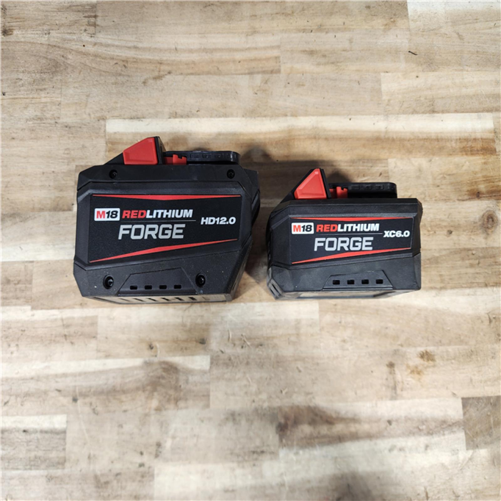 HOUSTON LOCATION - AS-IS MILWAUKEE FORGE BATTERY QTY - 2