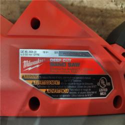 HOUSTON LOCATION - AS - IS Milwaukee FUEL 18V Lithium-Ion Brushless Cordless Deep Cut Band Saw (Tool-Only)