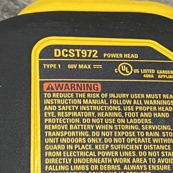 AS-IS DEWALT FLEXVOLT 60V MAX 17 in. Cordless Battery Powered Attachment Capable Trimmer Kit