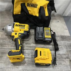 AS-IS DEWALT 20V MAX Lithium-Ion Cordless 1/2 in. Impact Wrench Kit