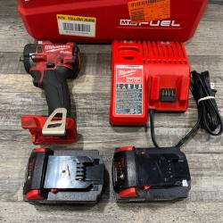 AS-IS Milwaukee FUEL 18V Lithium-Ion Brushless Cordless 3/8 in. Compact Impact Wrench Kit