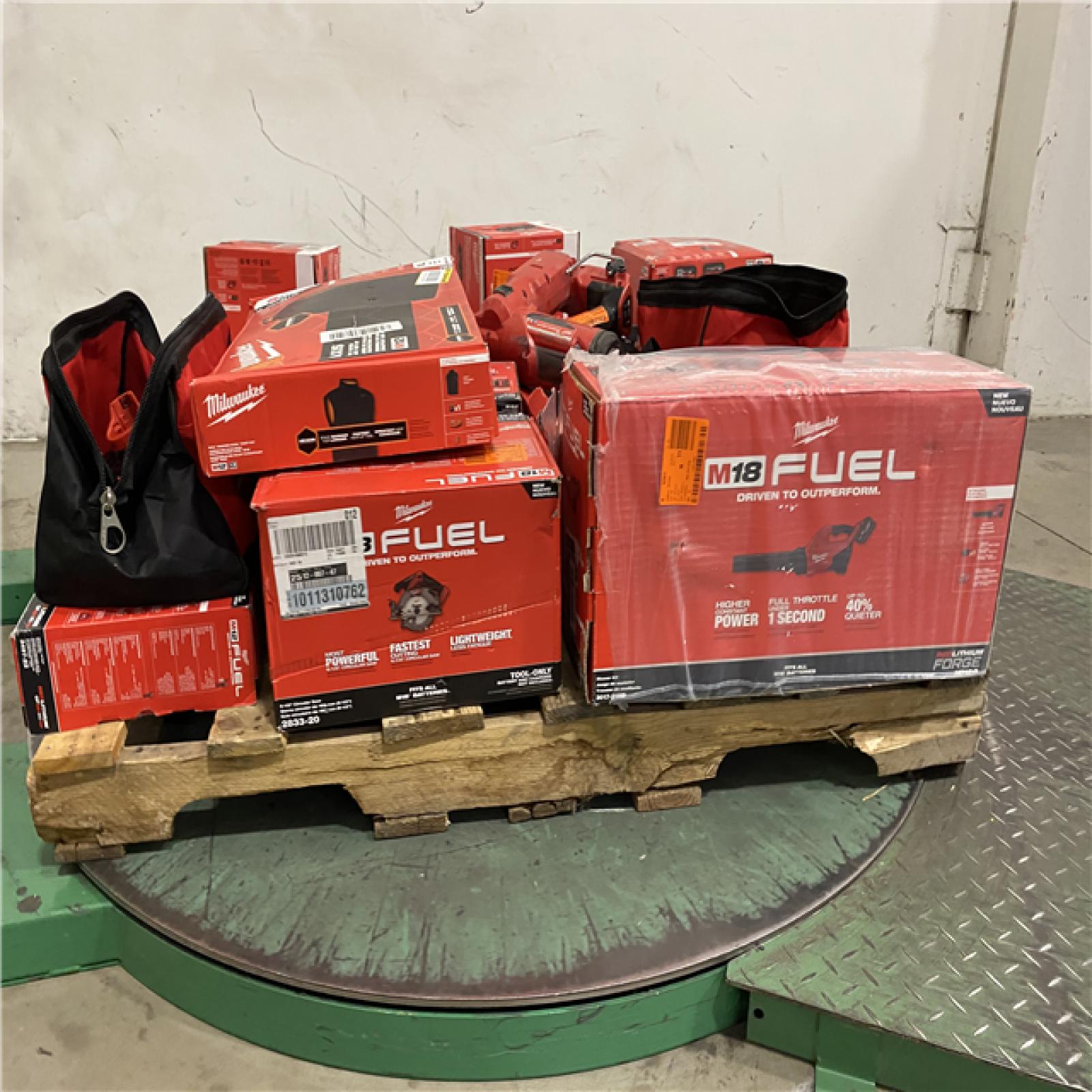 Dallas Location - As-Is MILWAUKEE Tool Pallet