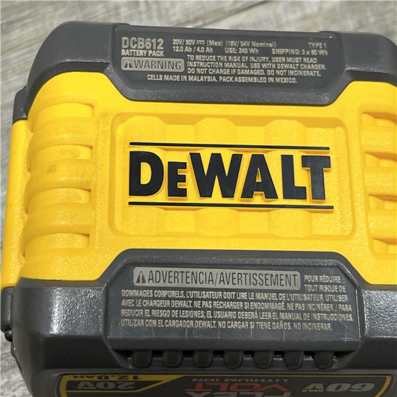 AS-IS DEWALT FLEXVOLT 20V/60V MAX Lithium-Ion 12.0Ah Battery