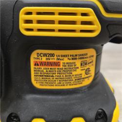 AS-IS DEWALT 20V MAX XR Cordless 1/4 Sheet Variable Speed Sander (Tool Only)