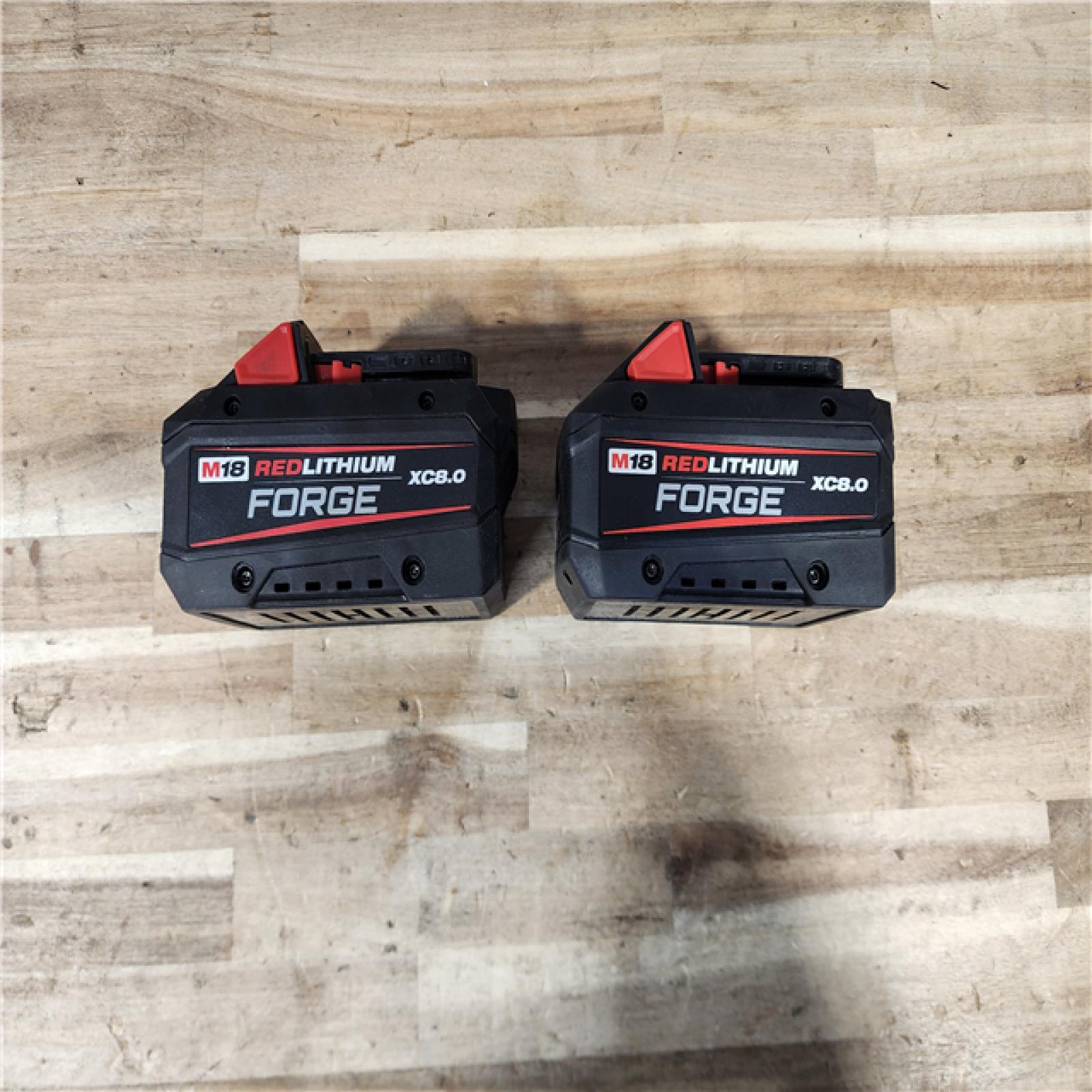 HOUSTON LOCATION - AS-IS MILWAUKEE FORGE BATTERY PACK QTY - 2