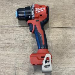 AS-IS Milwaukee 18V Lithium-Ion Brushless Cordless 1/2 in. Compact Hammer Drill/Driver (Tool-Only)