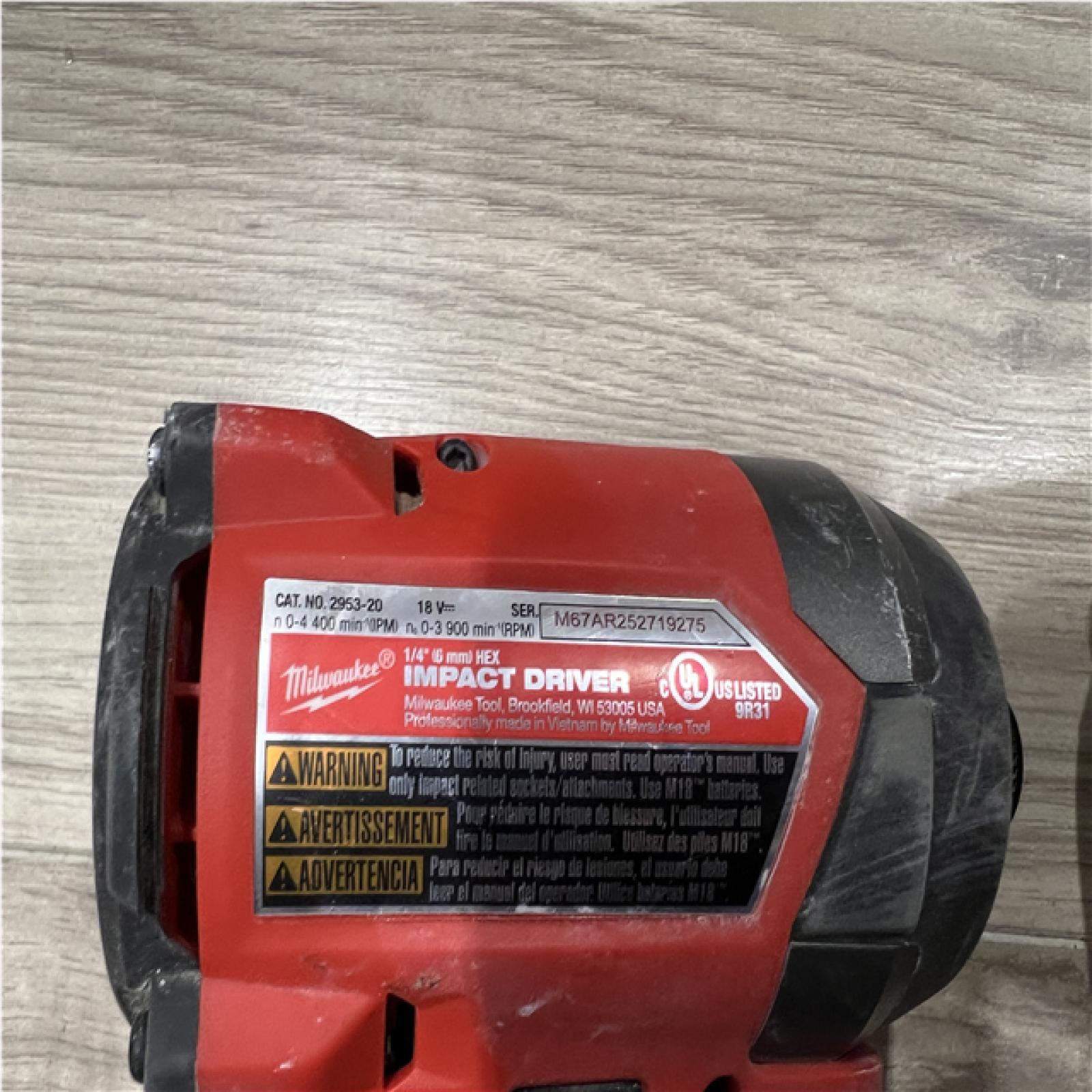 AS-IS Milwaukee FUEL 18V Lithium-Ion Brushless Cordless Hammer Drill and Impact Driver Combo Kit