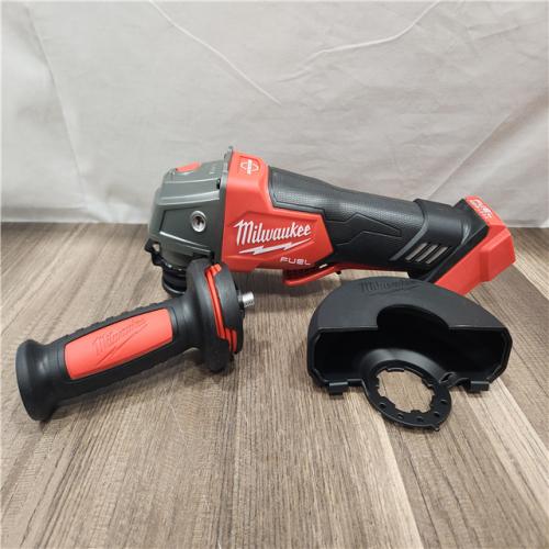 AS-IS- Milwaukee FUEL 18-Volt Lithium-Ion Brushless Cordless 4-1/2 in./5 in. Grinder W/Paddle Switch (Tool-Only)