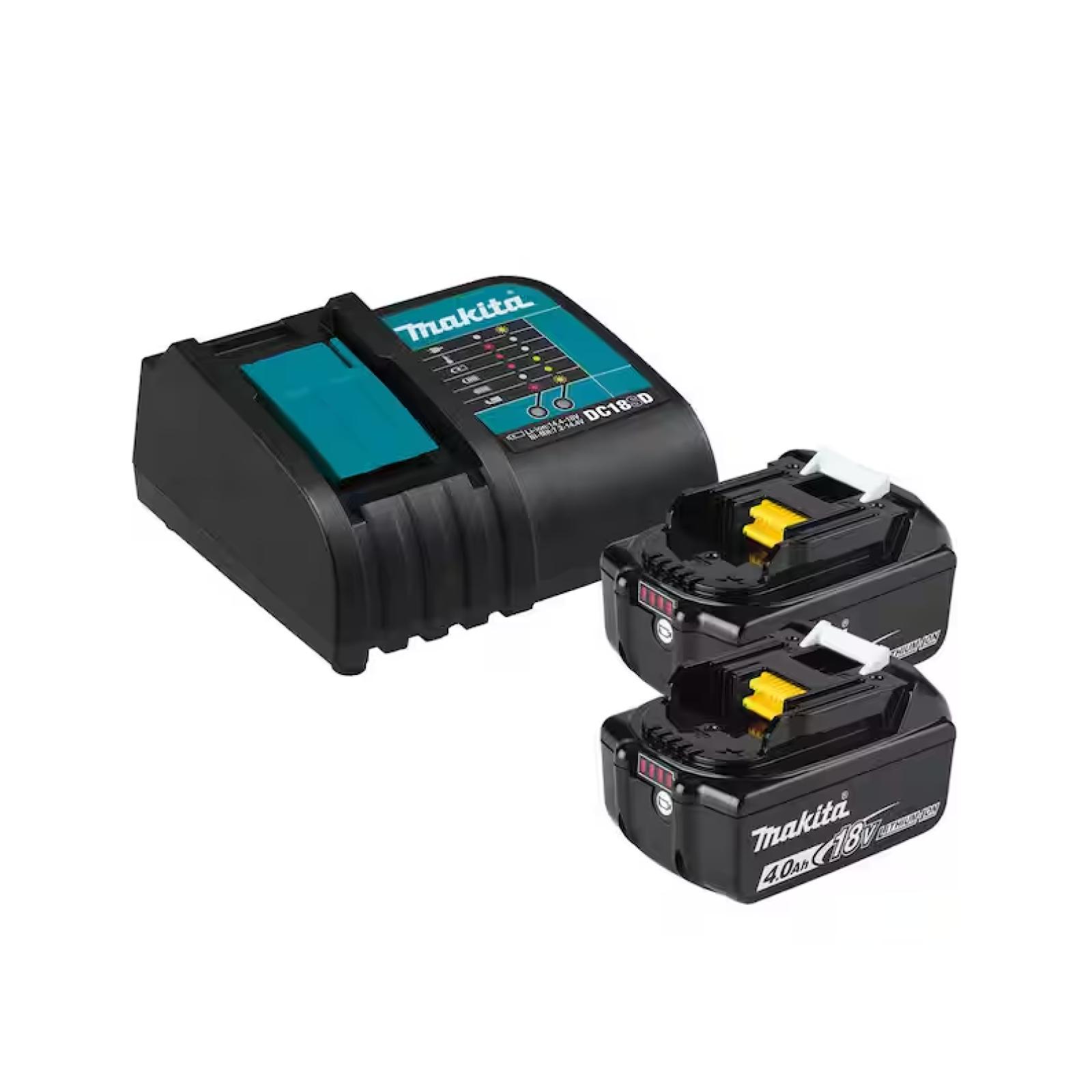 NEW! - Makita 18-Volt LXT Lithium-Ion Battery and Charger Starter Pack (4.0Ah)