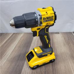 GOOD DEWALT ATOMIC 20-Volt Lithium-Ion Cordless 1/2 in. Compact Hammer Drill with 3.0Ah Battery, Charger and Bag