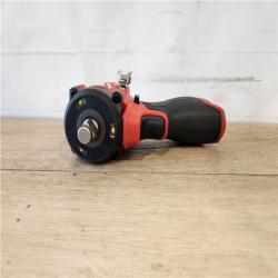 AS-IS- Milwaukee M12 FUEL 1/2  Stubby Impact Wrench (Bare Tool) â€“ Compact Cordless Power Tool with 550 Ft-lbs Torque  LED Lights  4-Mode Control