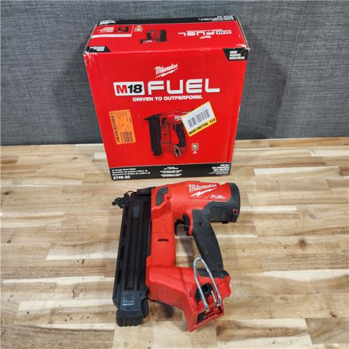 HOUSTON LOCATION - AS-IS Milwaukee  FUEL 18-Volt Lithium-Ion Brushless Cordless Gen II 18-Gauge Brad Nailer (Tool-Only)