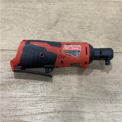 AS-IS Milwaukee 12V Lithium-Ion Cordless 3/8 in. Ratchet (Tool-Only)