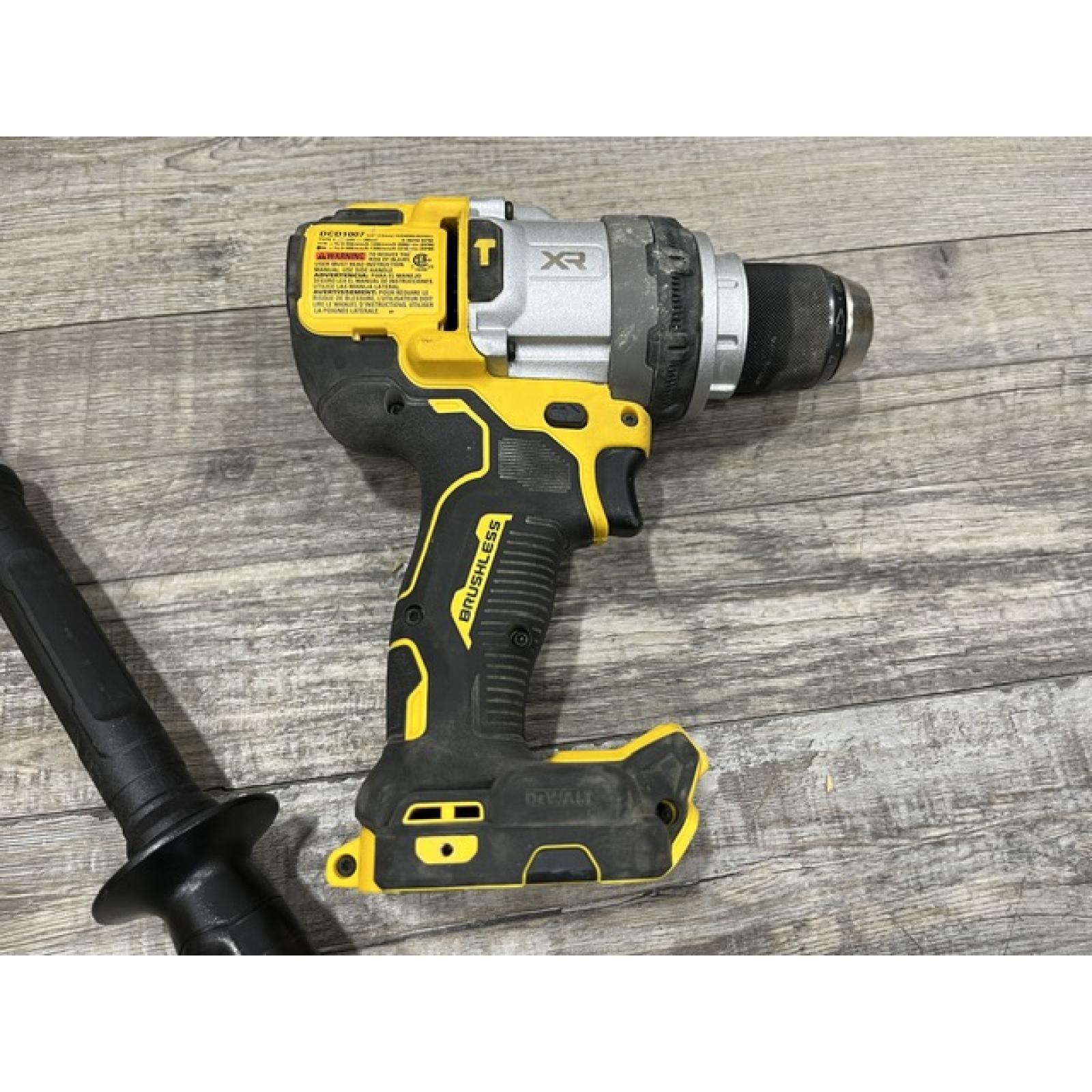 AS-IS DEWALT 20V MAX Brushless Cordless 1/2 3-Speed Hammer Drill (Tool-Only)