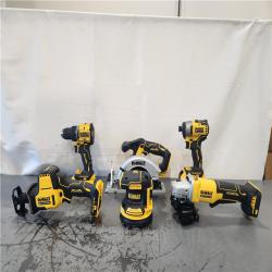 AS-IS- Dewalt 20-Volt MAX ToughSystem Lithium-Ion 6-Tool Cordless Combo Kit