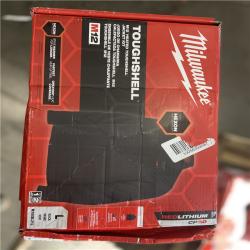 LIKE NEW! - Milwaukee Men's Large M12 12-Volt Lithium-Ion Cordless Tough Shell Black Heated Jacket with (1) 3.0 Ah Battery and Charger