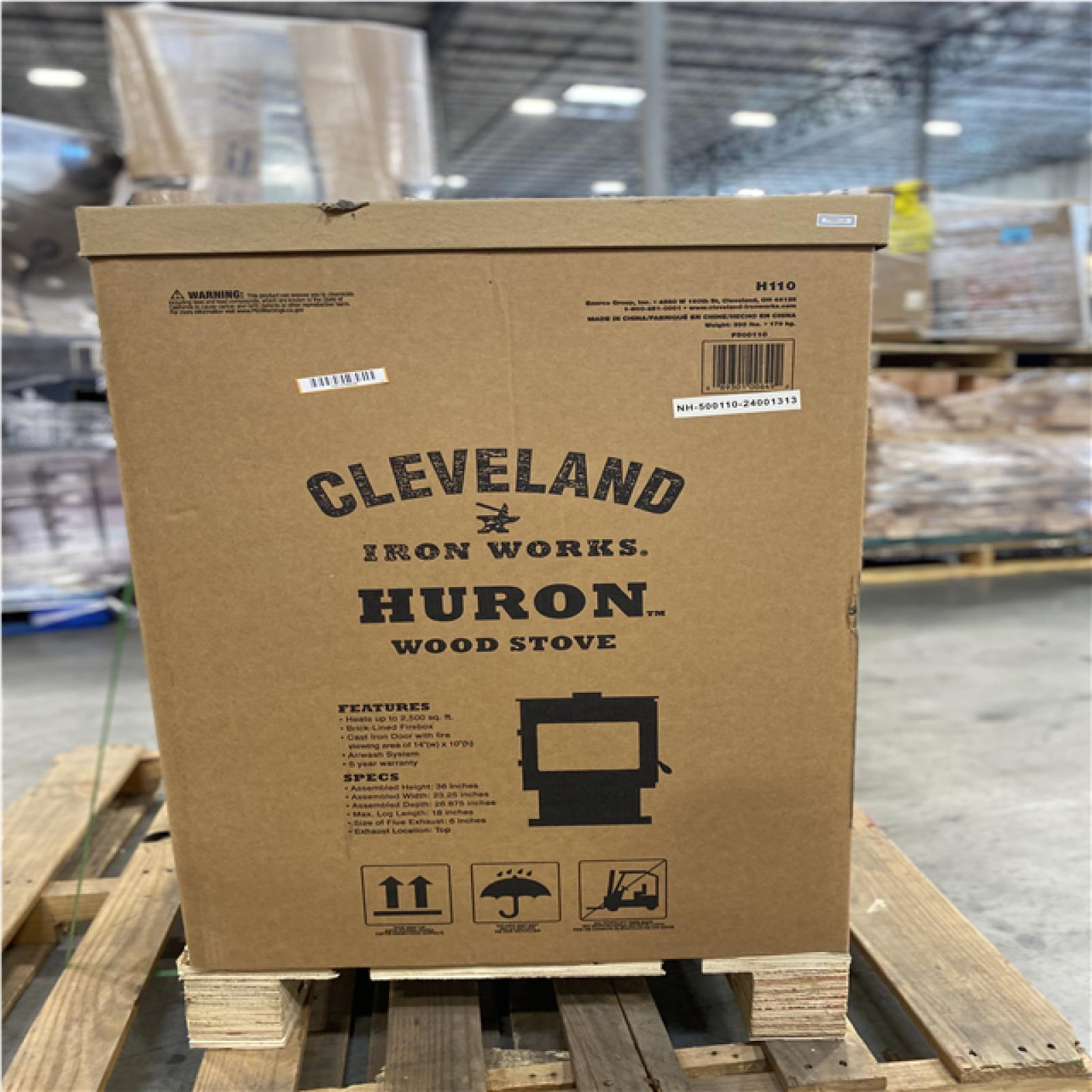 DALLAS LOCATION- Cleveland Iron Works Huron Wood Stove