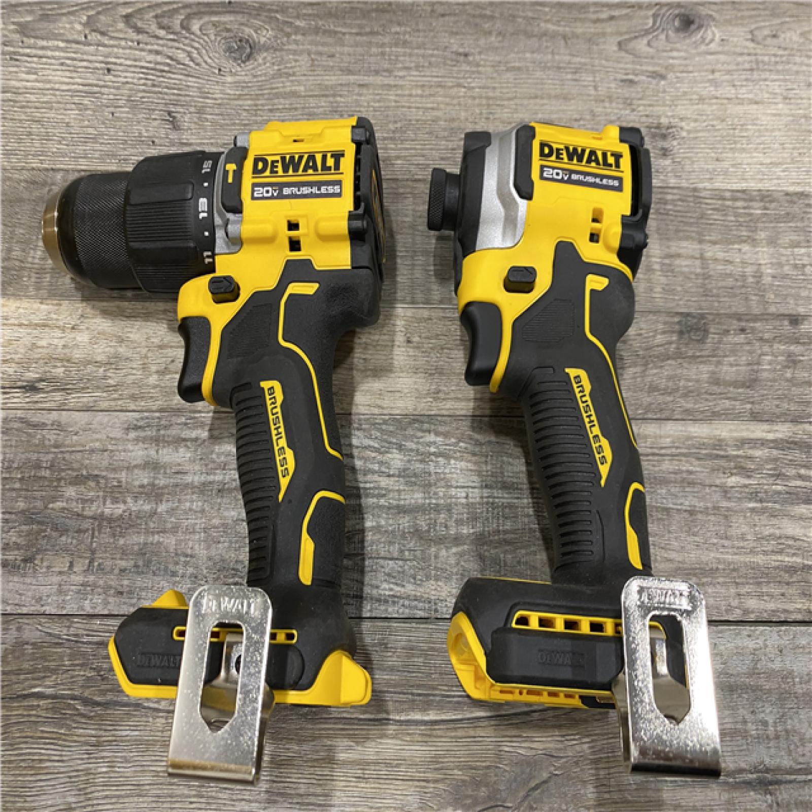 AS-IS DEWALT ATOMIC 20V MAX Lithium-Ion Cordless 2-Tool Combo Kit