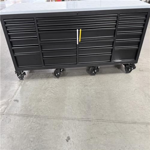 California AS-IS HUSKY 96 in. 24-Drawer Mobile Workbench-Appears in Excellent Condition