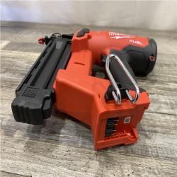 AS-IS Milwaukee  FUEL 18-Volt Lithium-Ion Brushless Cordless Gen II 18-Gauge Brad Nailer (Tool-Only)