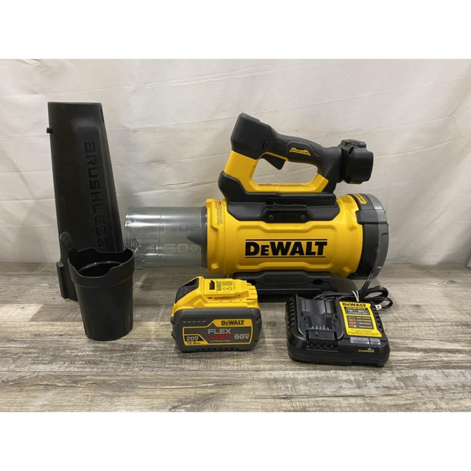 AS-IS DEWALT FLEXVOLT 60V MAX 160 MPH 760 CFM Brushless Cordless Axial Blower Kit