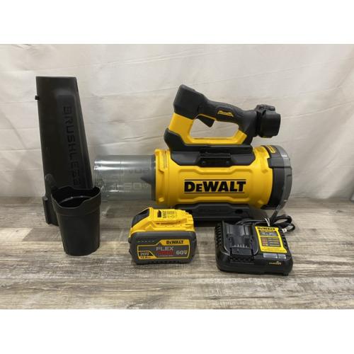AS-IS DEWALT FLEXVOLT 60V MAX 160 MPH 760 CFM Brushless Cordless Axial Blower Kit