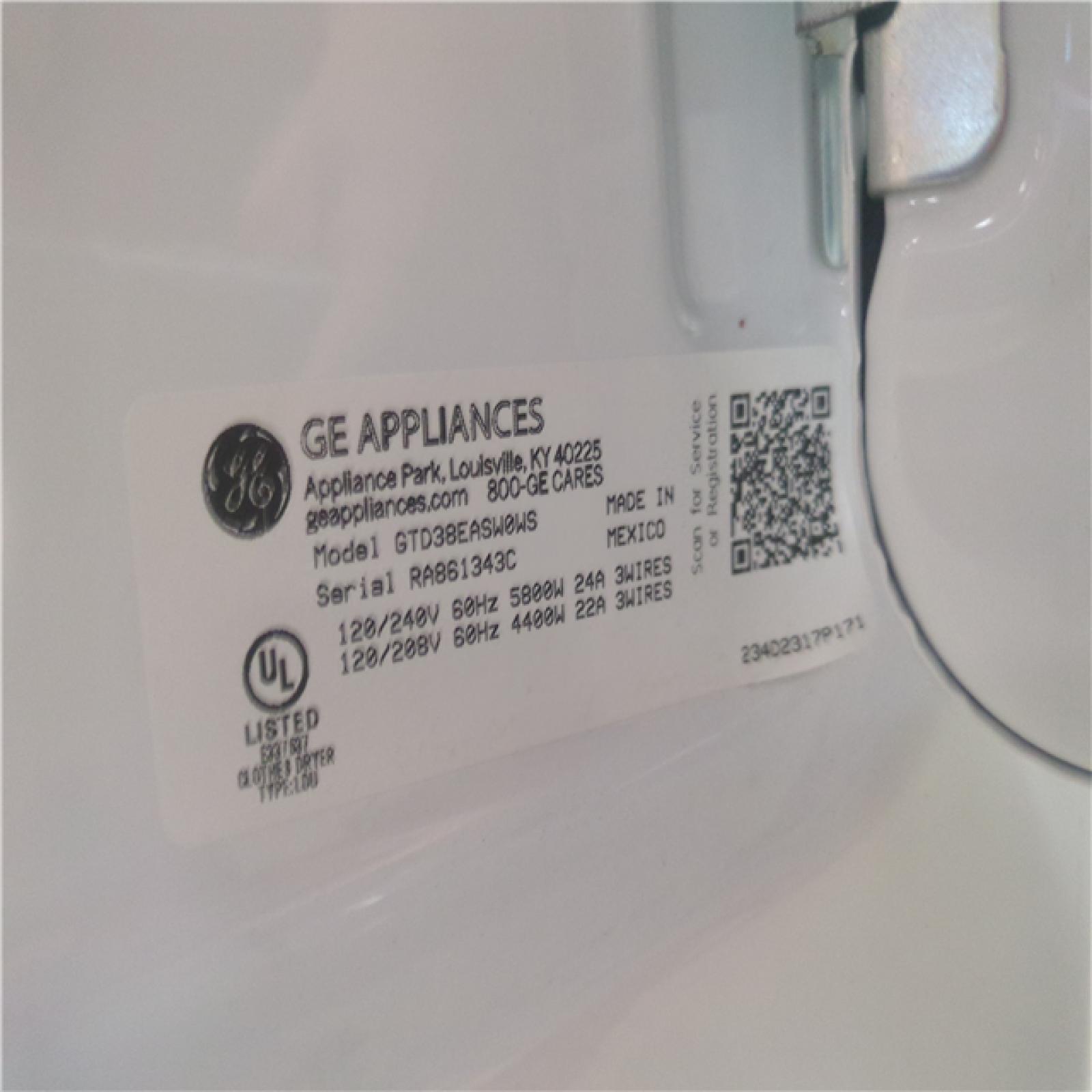CALIFORNIA AS-IS GE APPLIANCES DRYER