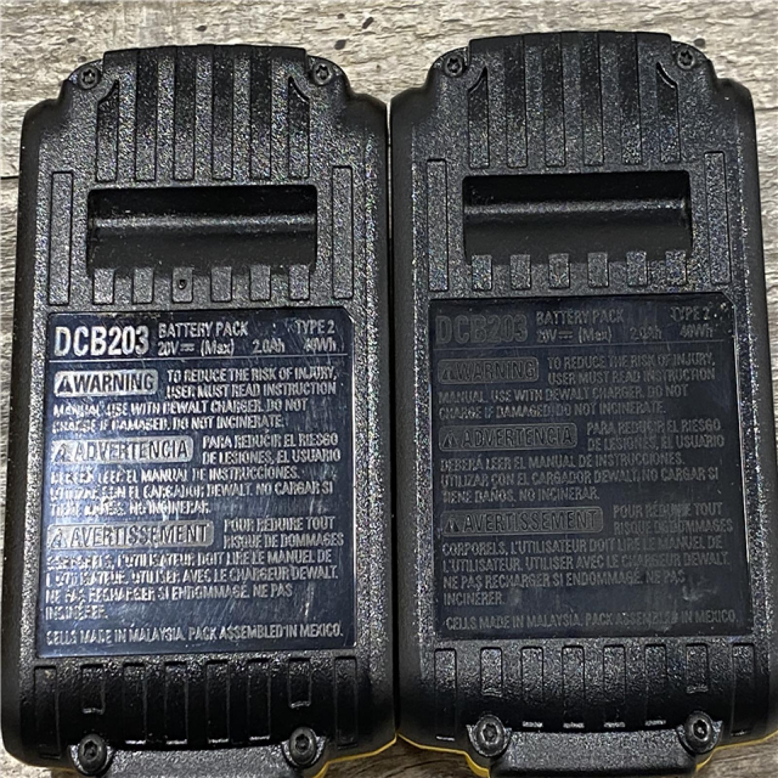 AS-IS DEWALT ATOMIC 20-Volt Lithium-Ion Cordless Brushless Combo Kit (4-Tool)